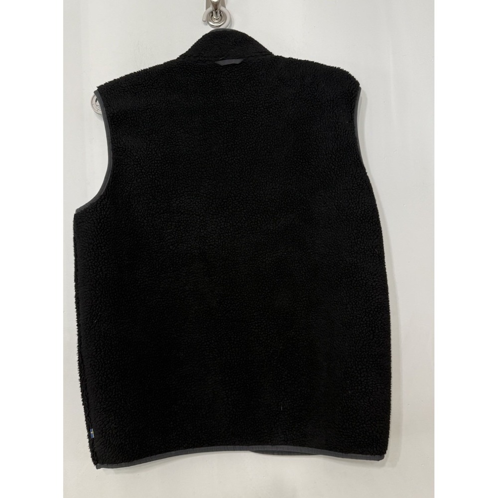 Fjallraven Vardag Deep Pile Fleece Vest Black Men's L Outdoor Utility Gorpcore - Picture 2 of 9